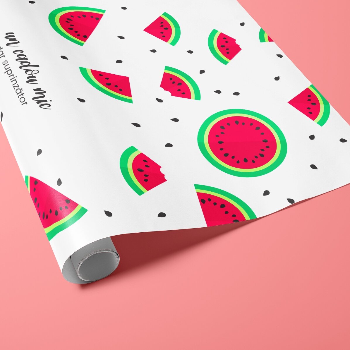 Spersonalizowany papier do pakowania prezentów – Arbuzy