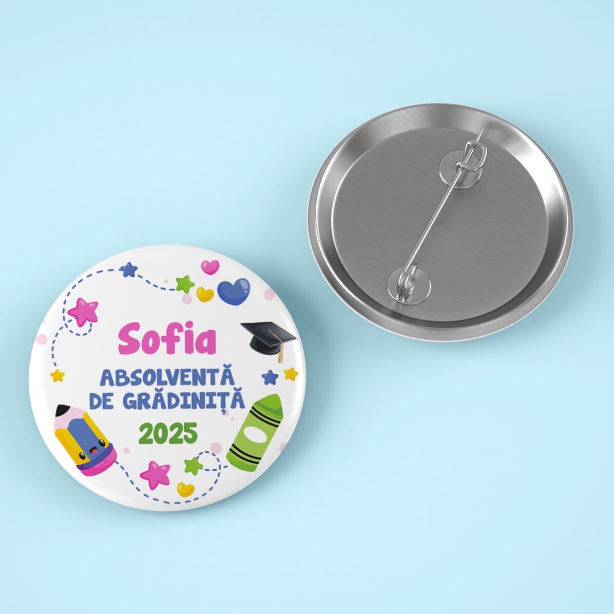 Spersonalizowana plakietka z napisem z okazji ukończenia przedszkola – Absolwent przedszkola