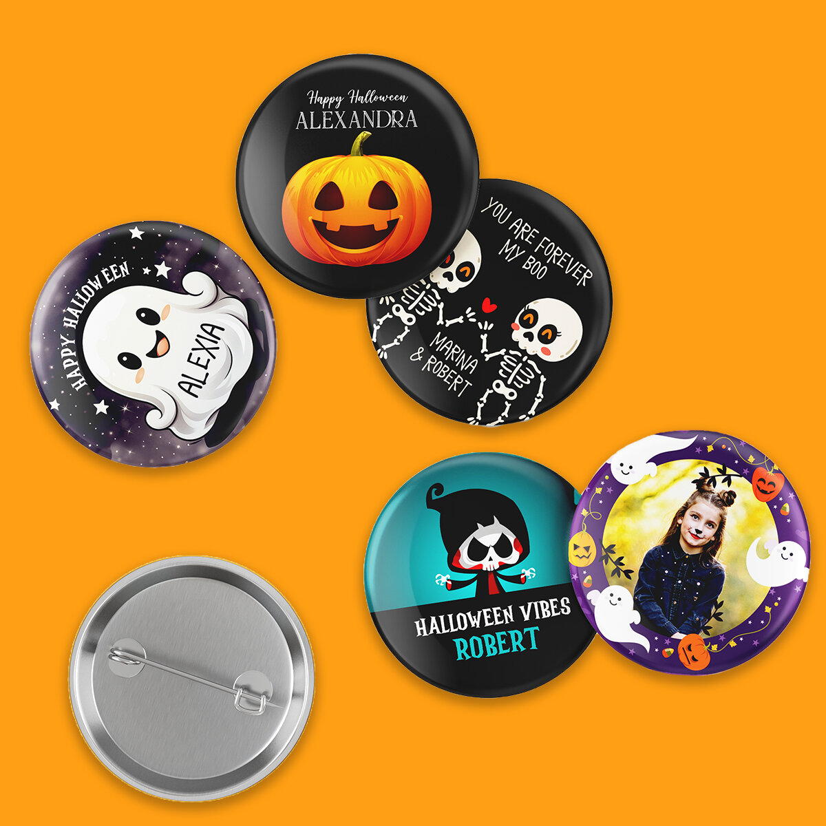 Odznaki na Halloween