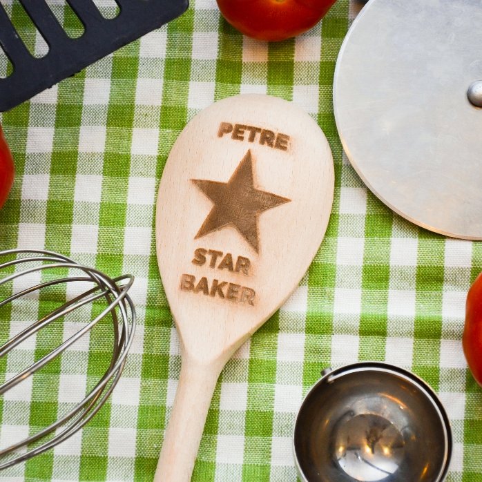 Personalised wooden spoon - The star of the kitchen