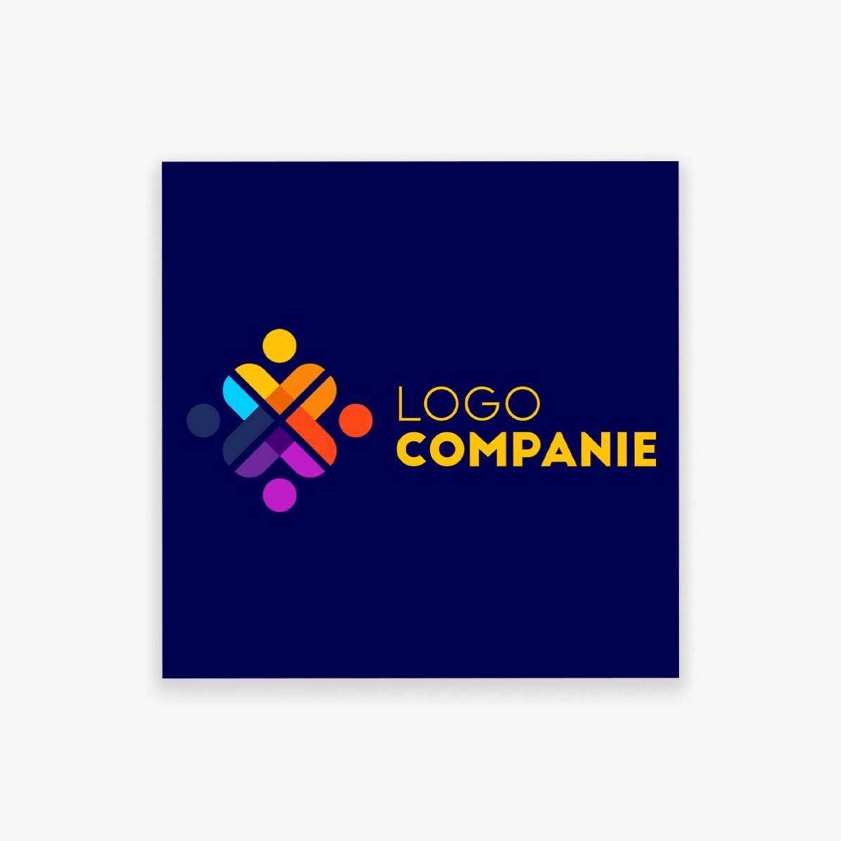 Magnes 10x10 z nadrukowanym logo