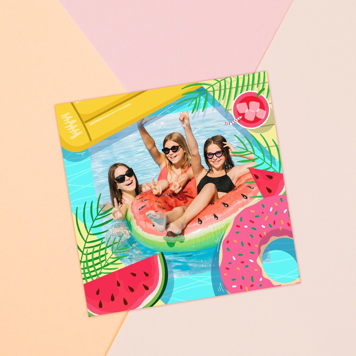Magnes 10x10 z własnym zdjęciem – Summer time!