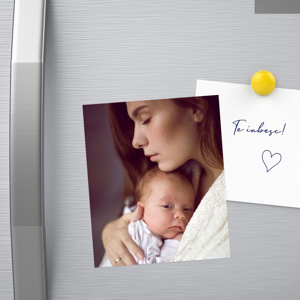 10x12 cm magnet personalised with a photo