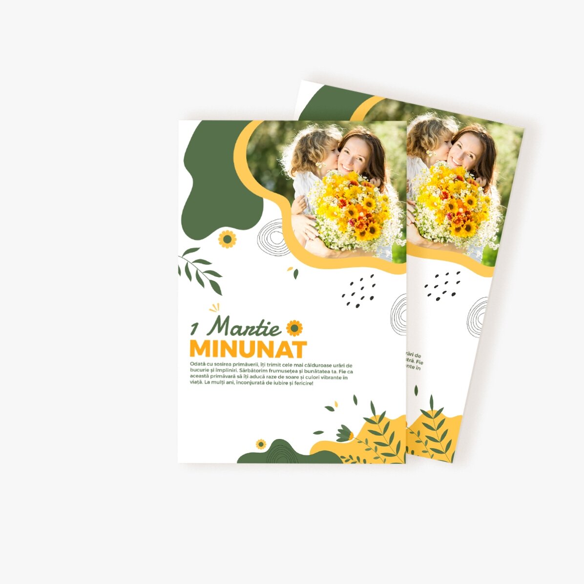 Spersonalizowany magnes 10x15 ze zdjęciem i napisem – Hello spring