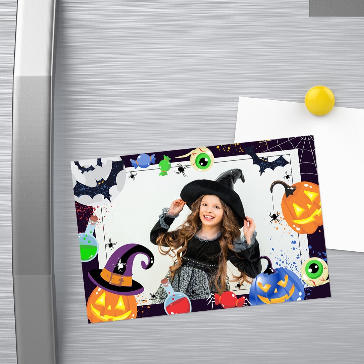 15x10 cm magnet personalised with a photo - Halloween