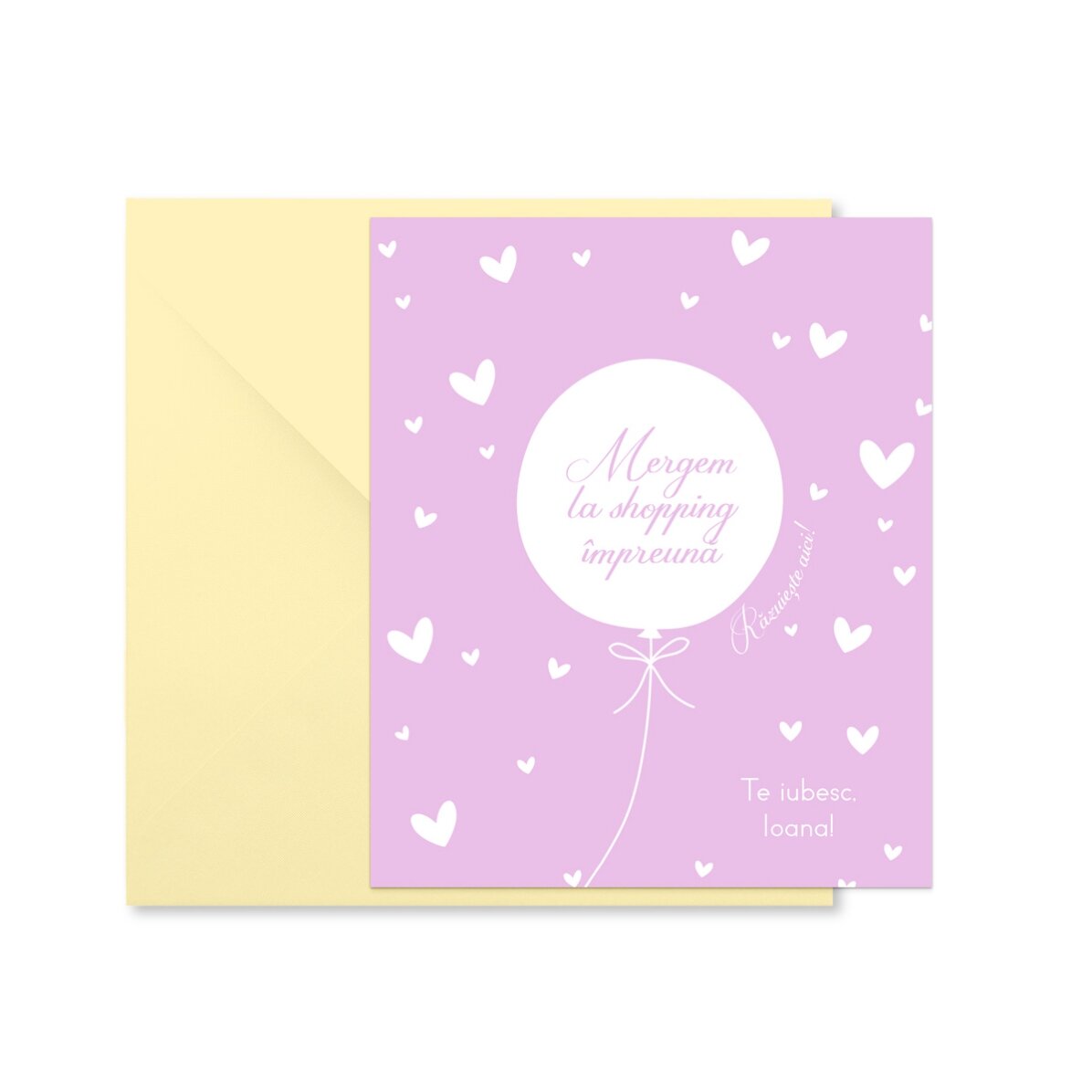 Reusable magnet 10x12 cm personalised with text - Love
