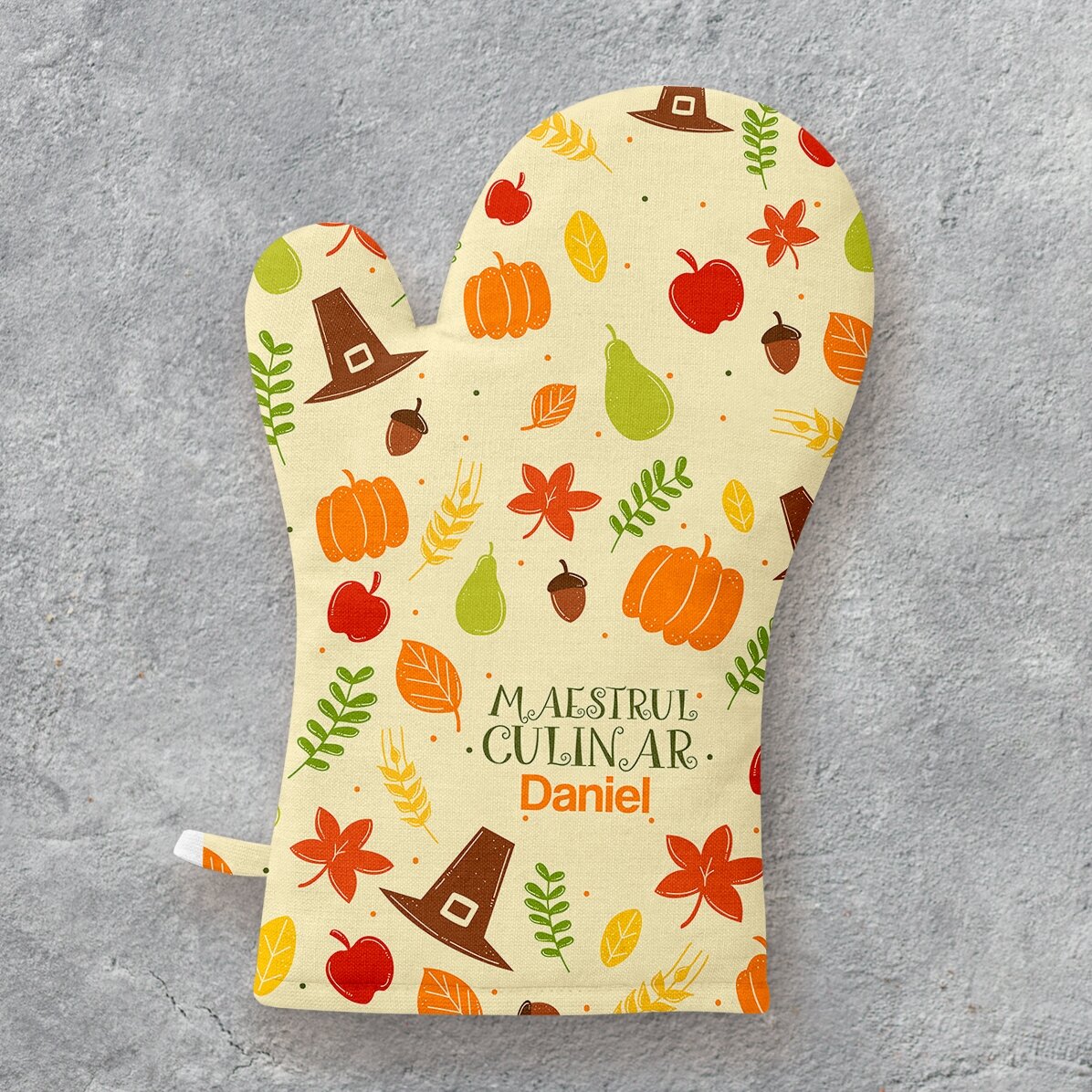 Spersonalizowana rękawica kuchenna z napisem – Pumpkin