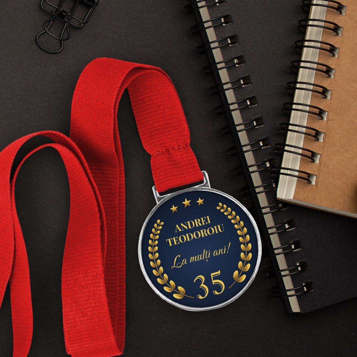 Spersonalizowany medal z napisem – Rocznica