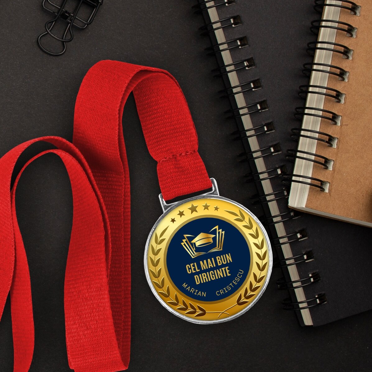 Spersonalizowany medal z napisem – Najlepszy wychowawca klasy