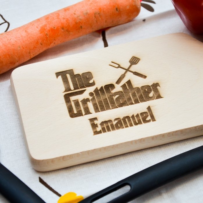 Spersonalizowana mini deska do krojenia – The Grillfather