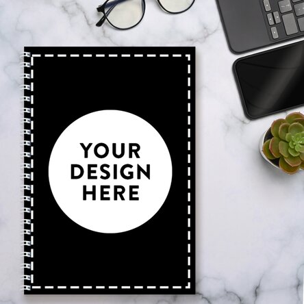 Personalised notebook with your graphics