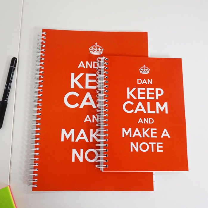 Spersonalizowany notatnik – keep calm