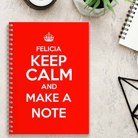 Spersonalizowany notatnik – keep calm
