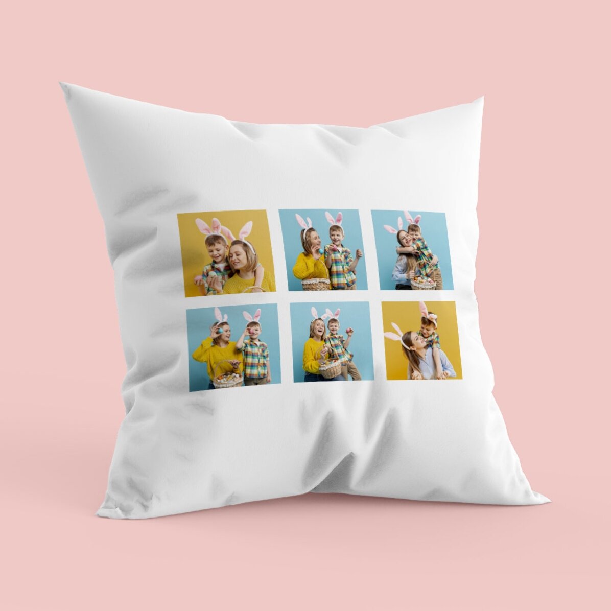 Personalised cushion with six photos
