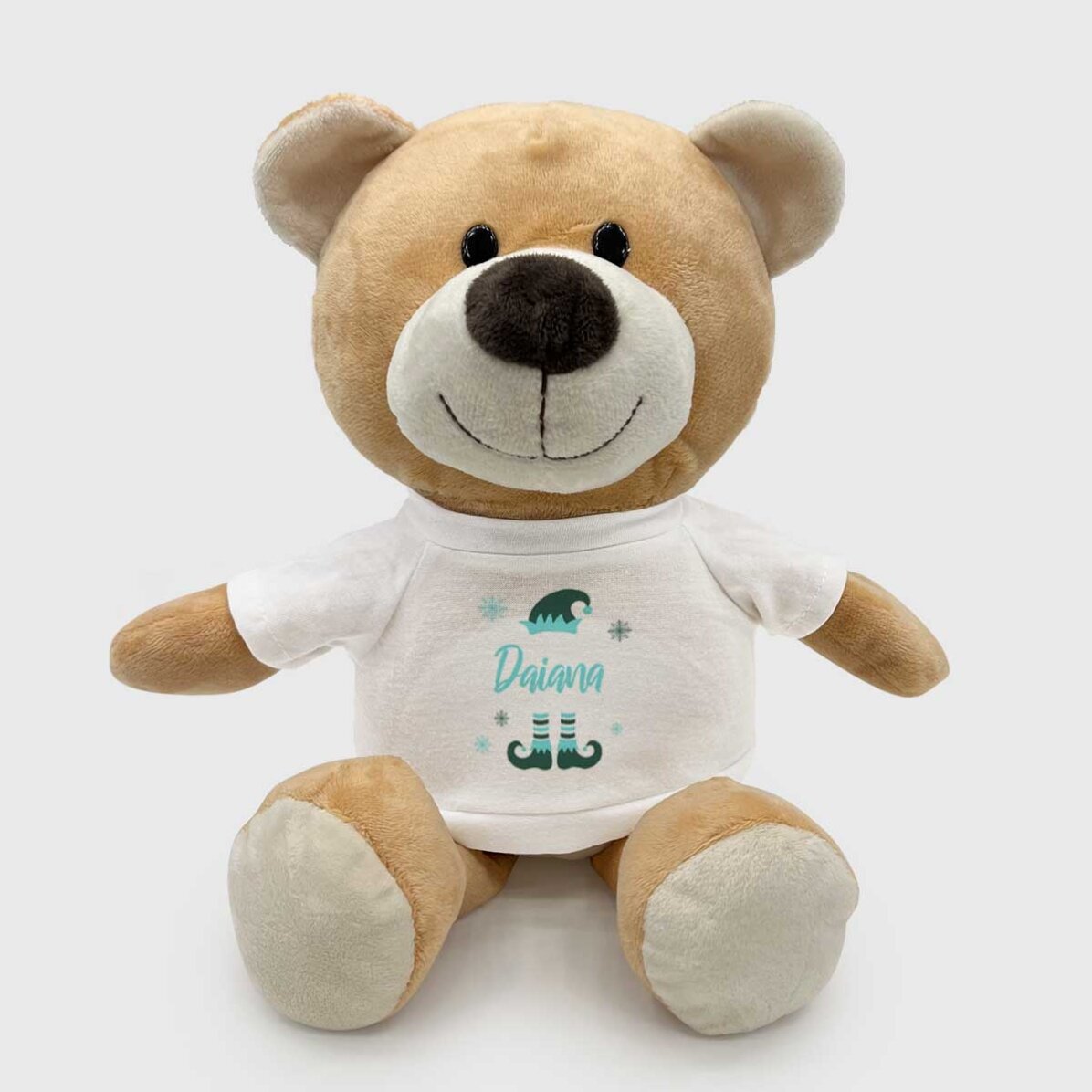 Personalised teddy bear with text - Elf