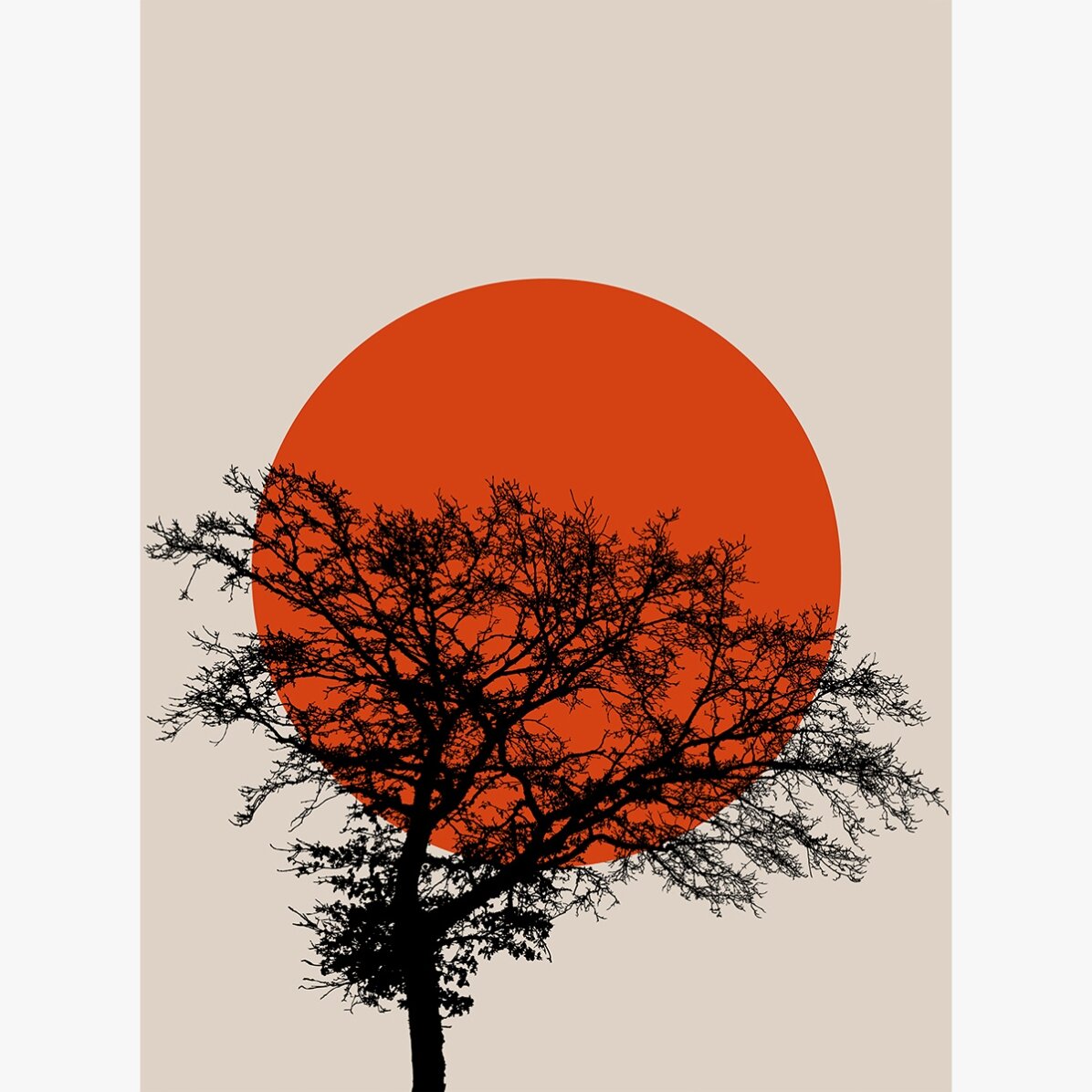 Plakat „Abstract Sun”