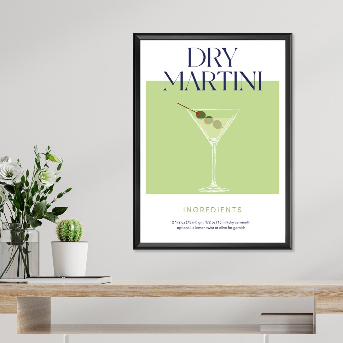 Plakat „Dry Martini”