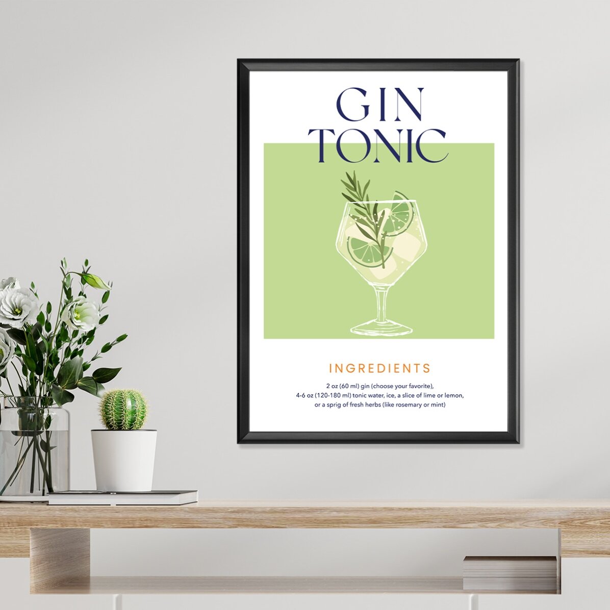 Gin and Tonic Poster