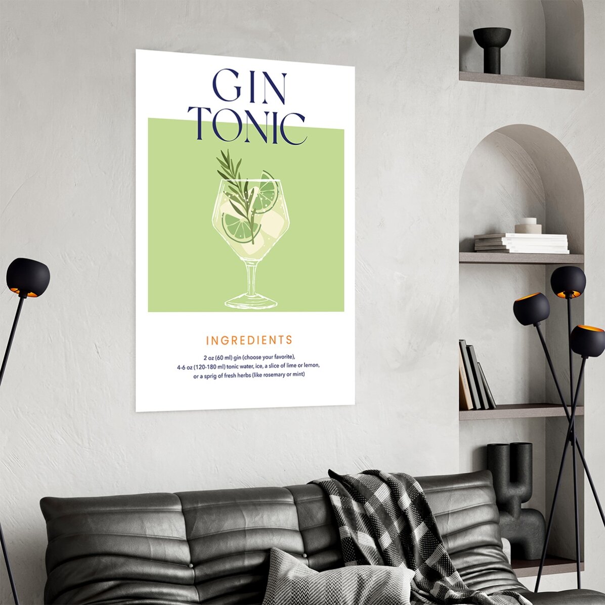 Gin and Tonic Poster