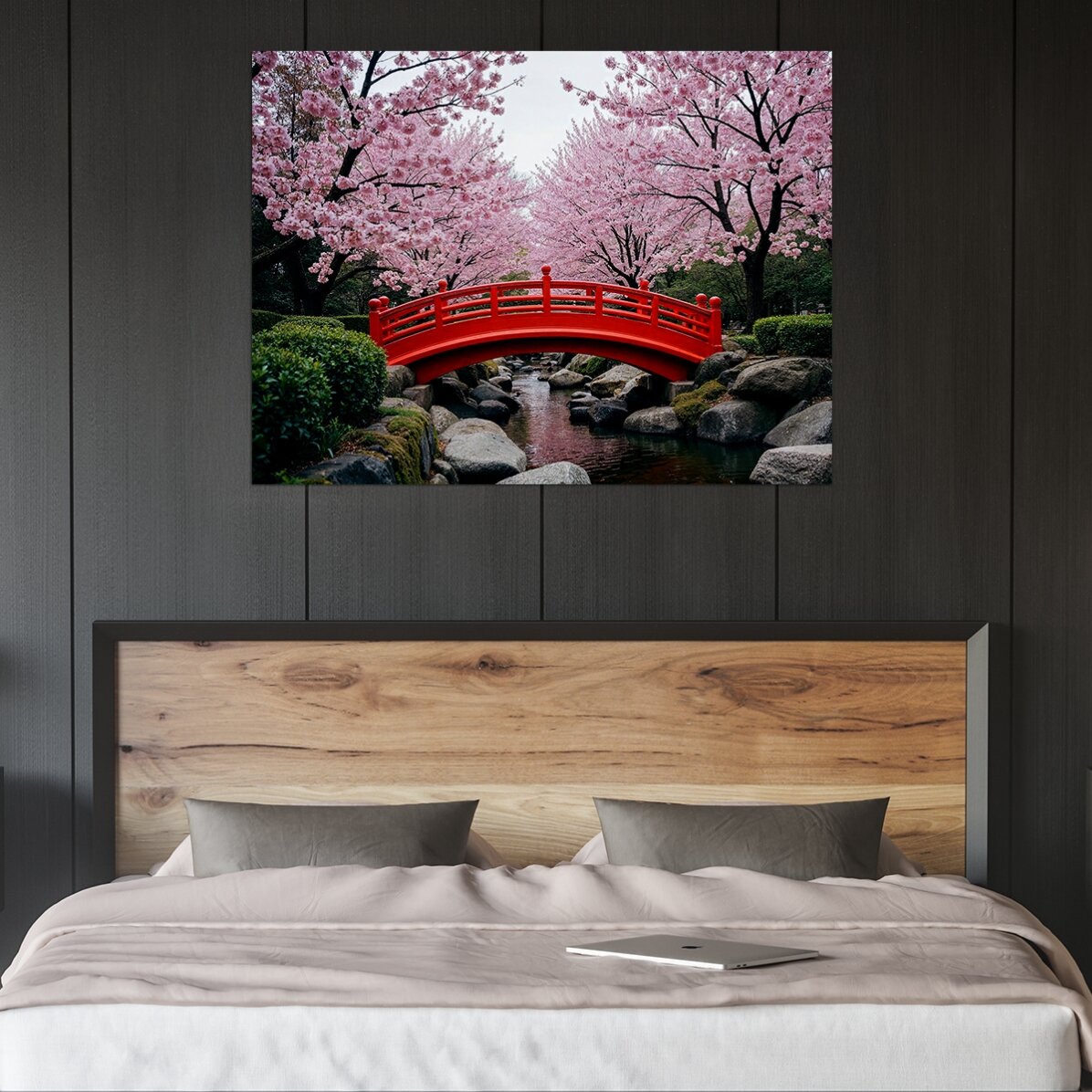 Japanese Garden Poster - Cherry Blossoms