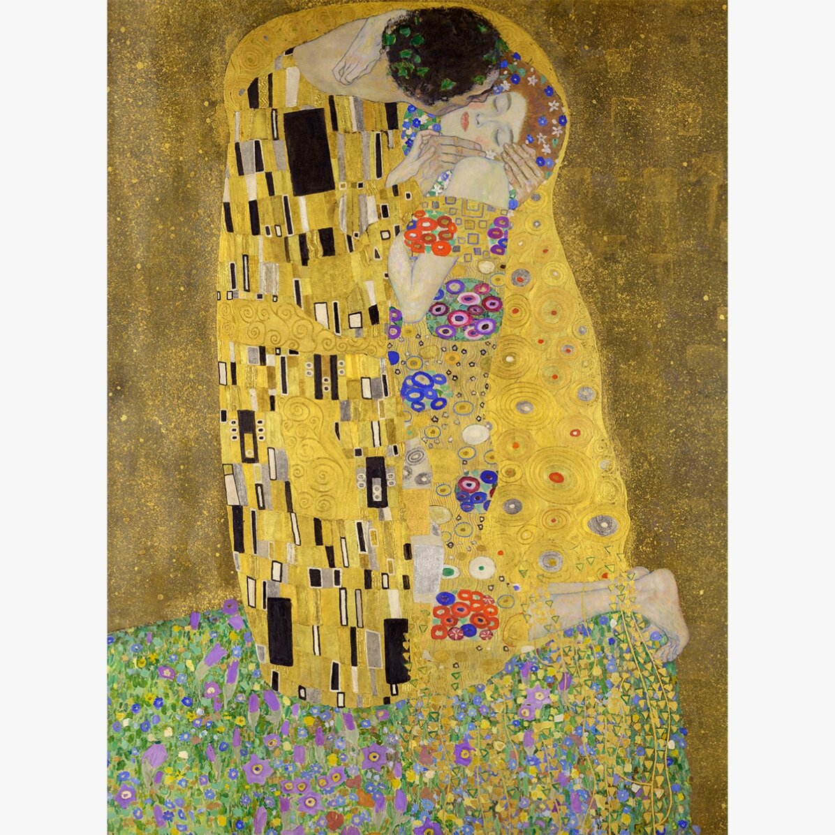 Plakat Gustava Klimta, „Pocałunek”, 1908 r.