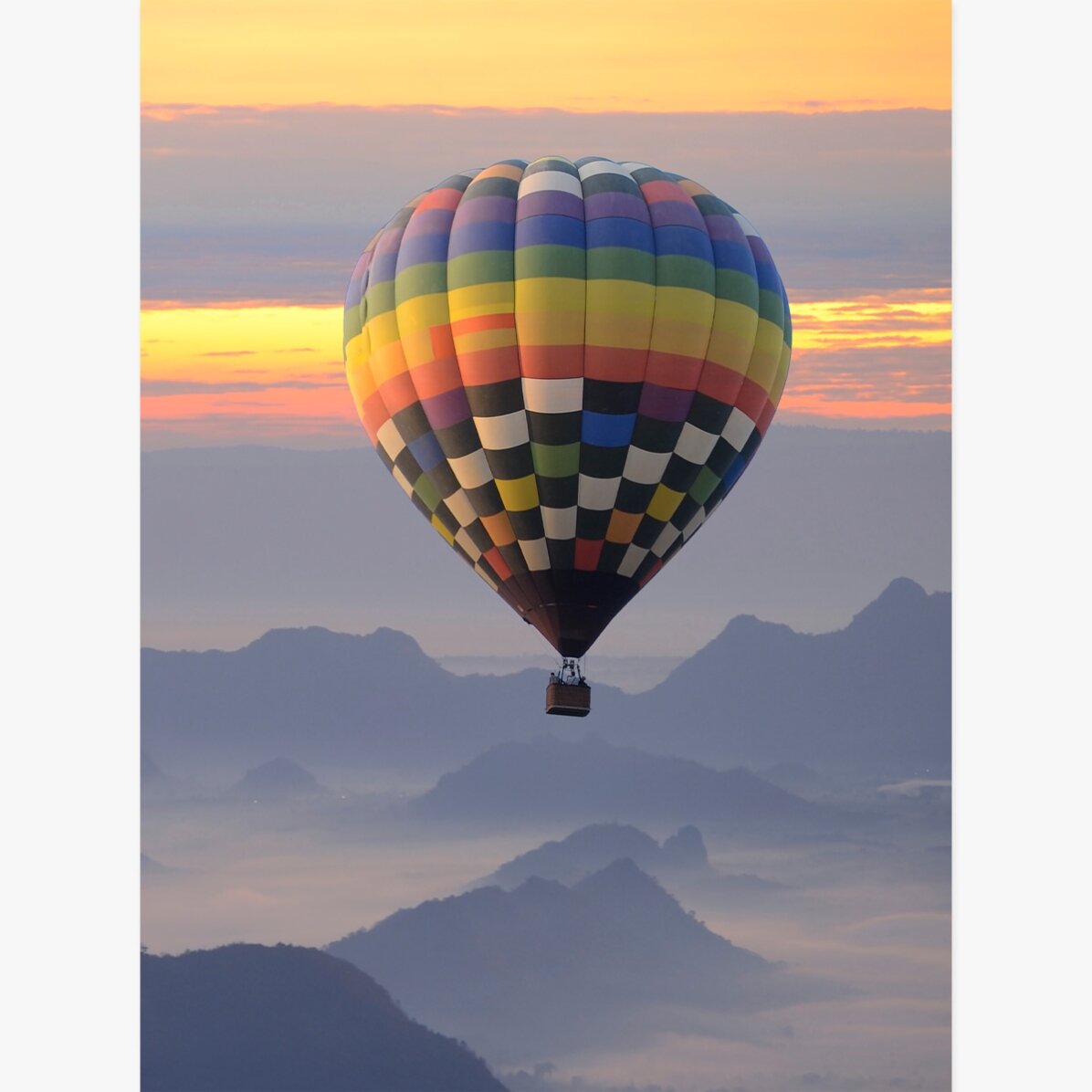 Hot Air Balloon Poster