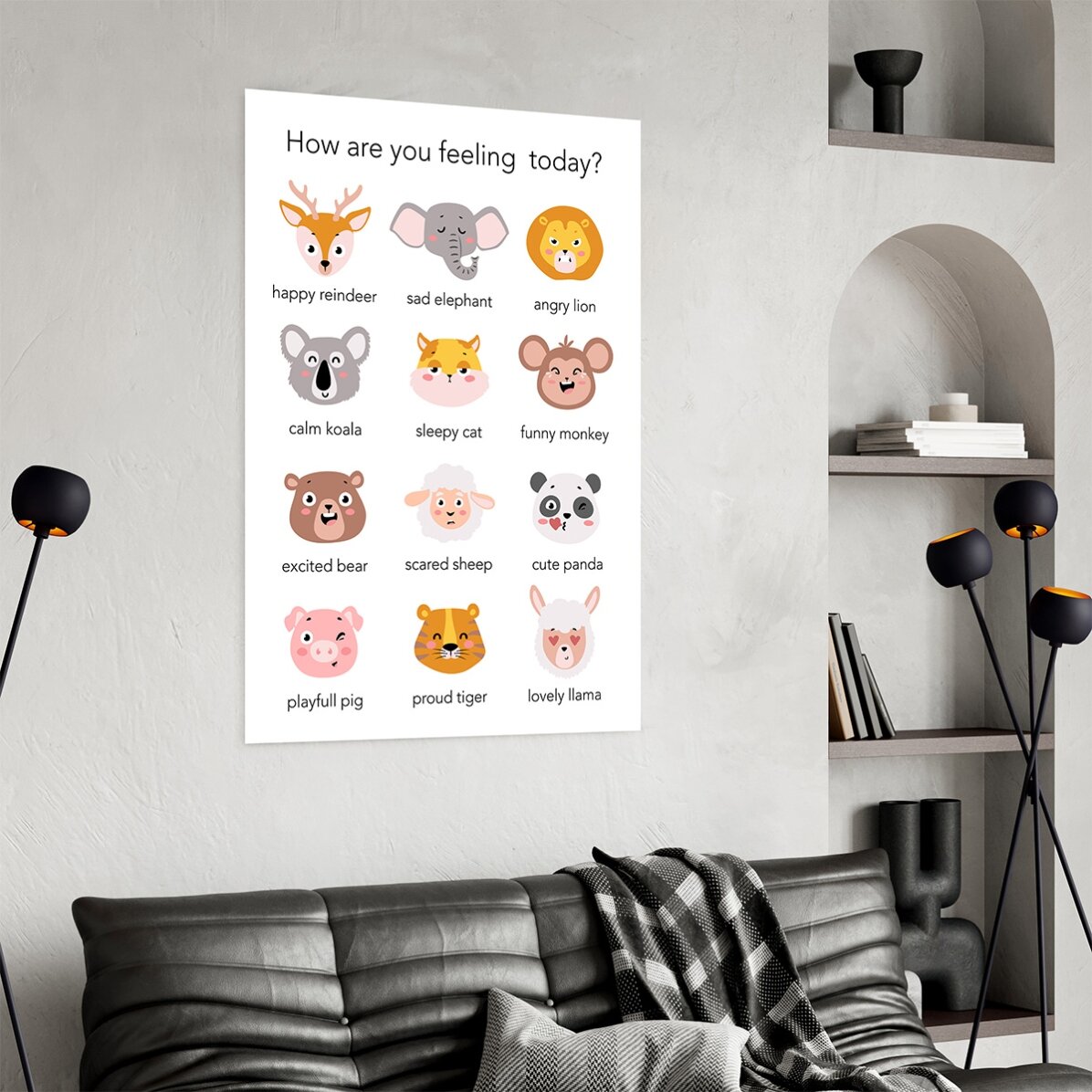Plakat „Jak się dzisiaj czujesz?”