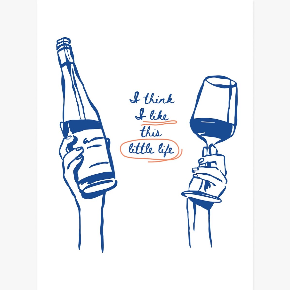 Plakat „I like this little life”