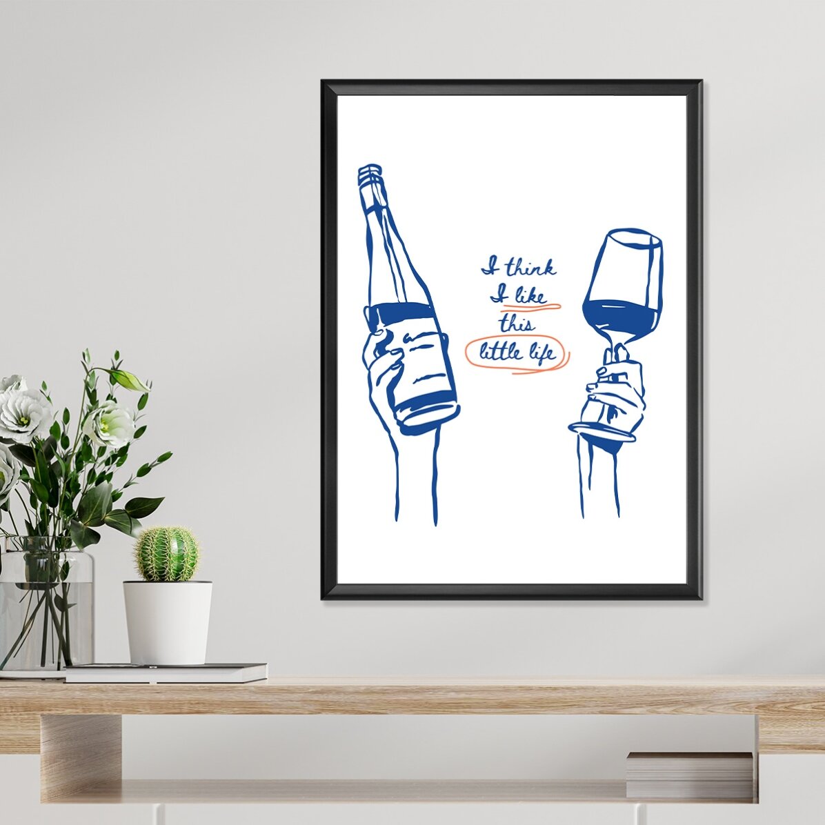 Plakat „I like this little life”