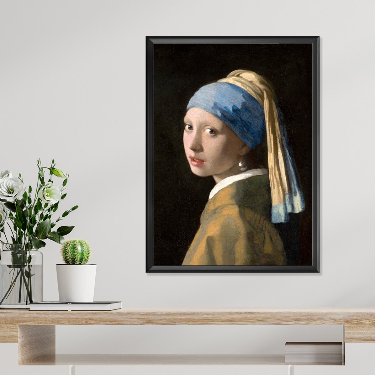 Plakat: Johannes Vermeer, „Dziewczyna z perłą”, 1665