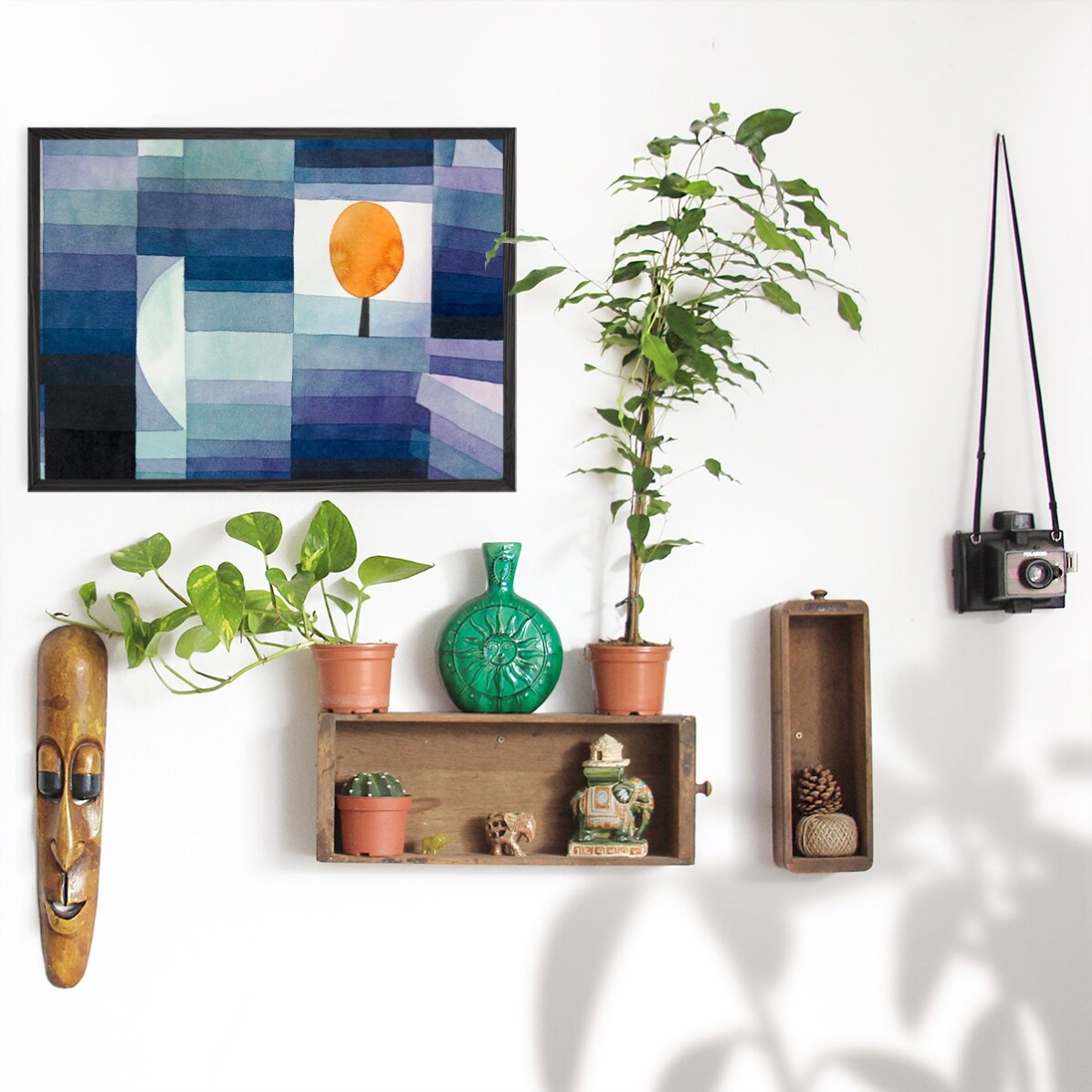 Plakat w formacie poziomym – Paul Klee – Zwiastun wiosny, 1922 r.