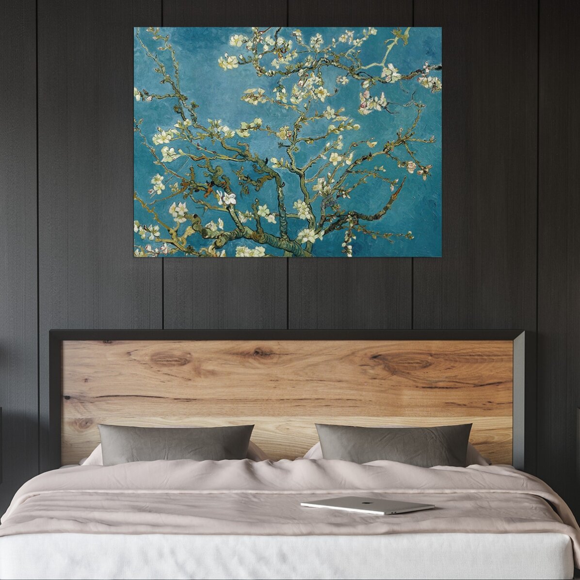 Plakat w formacie poziomym – Vincent van Gogh – Kwitnące gałęzie migdałowca, 1890