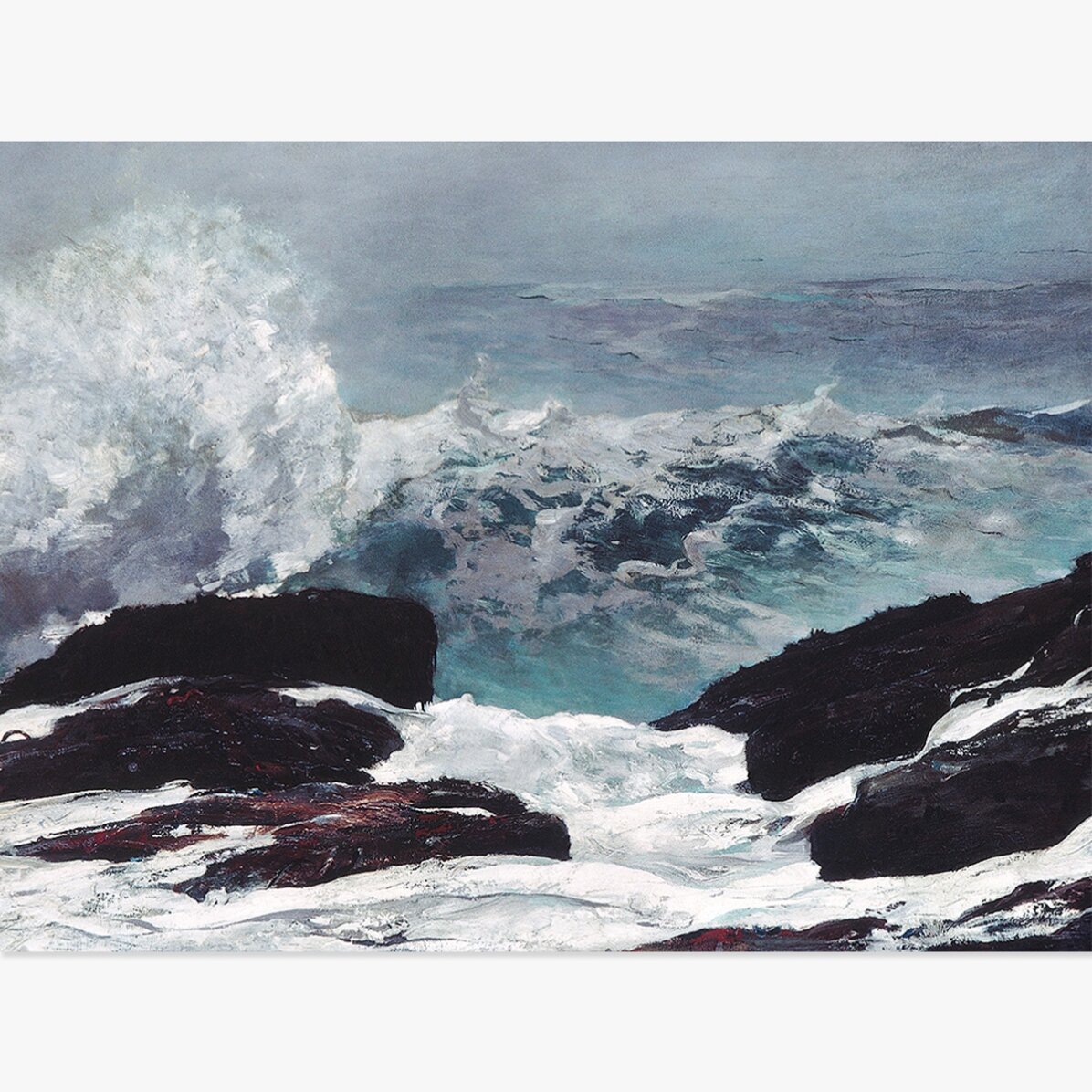 Plakat w formacie poziomym – Winslow Homer – „Northeaster” 1895
