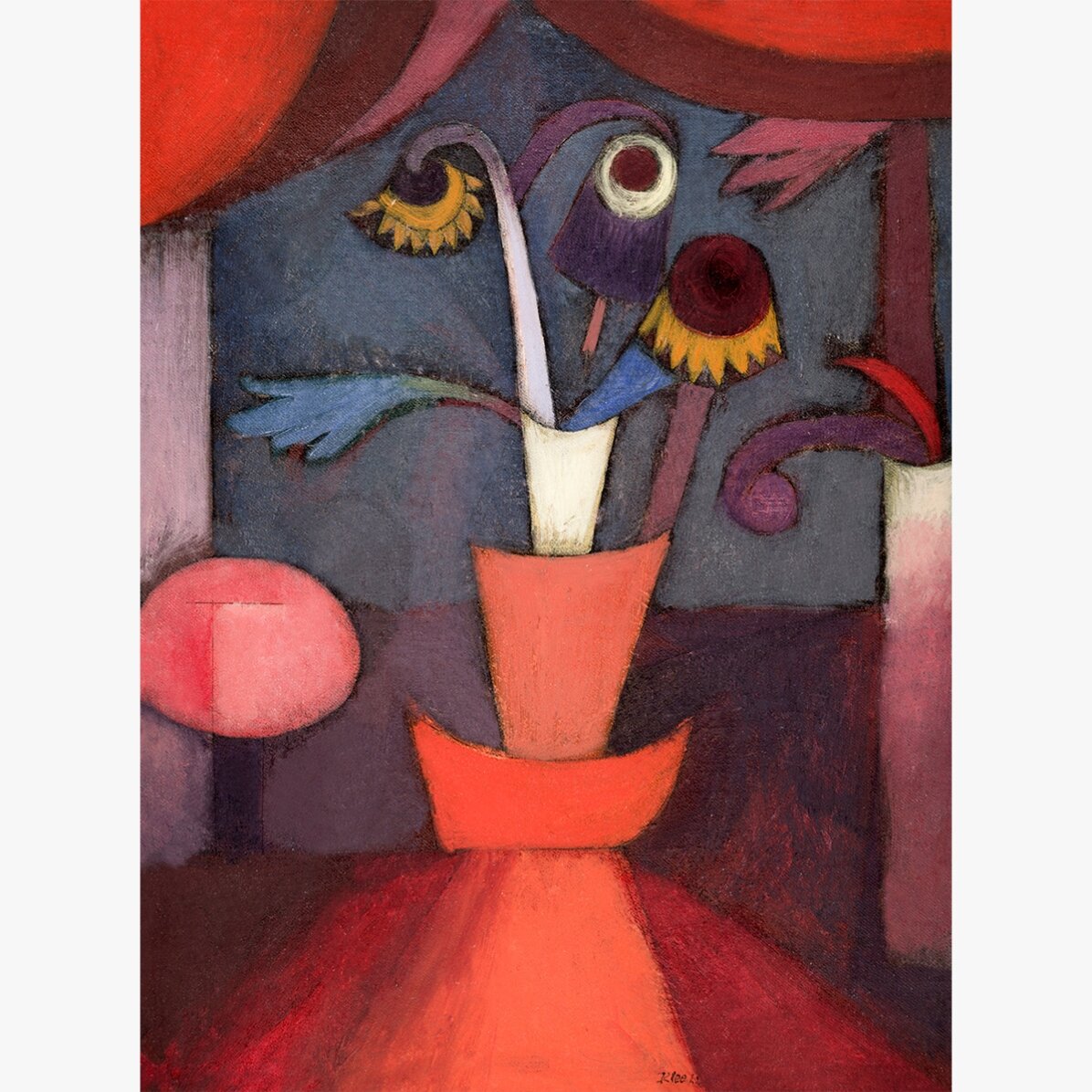 Plakat Paula Klee, „Jesienny kwiat”, 1922 r.