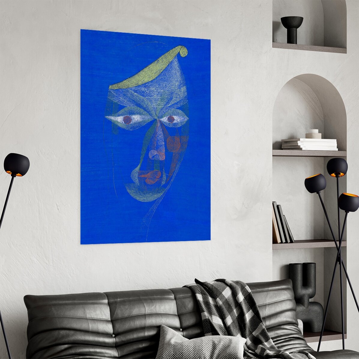 Plakat Paula Klee, „Portret Orientala”, 1924 r.