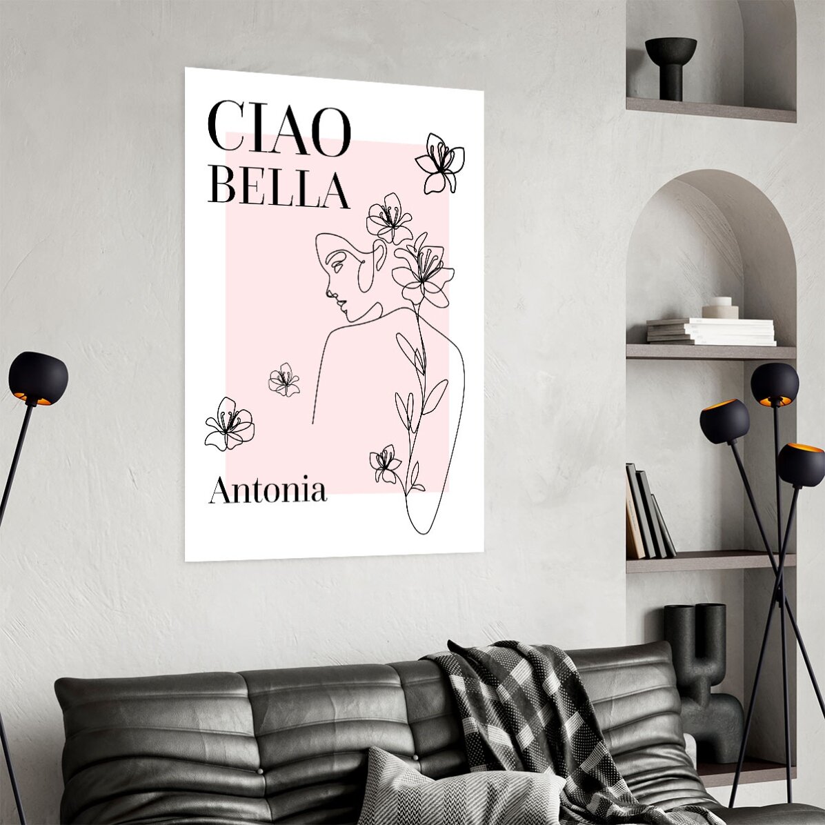 Spersonalizowany plakat z napisem – Ciao Bella