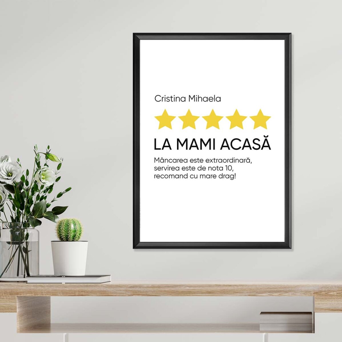 Spersonalizowany plakat z napisem – Recenzja