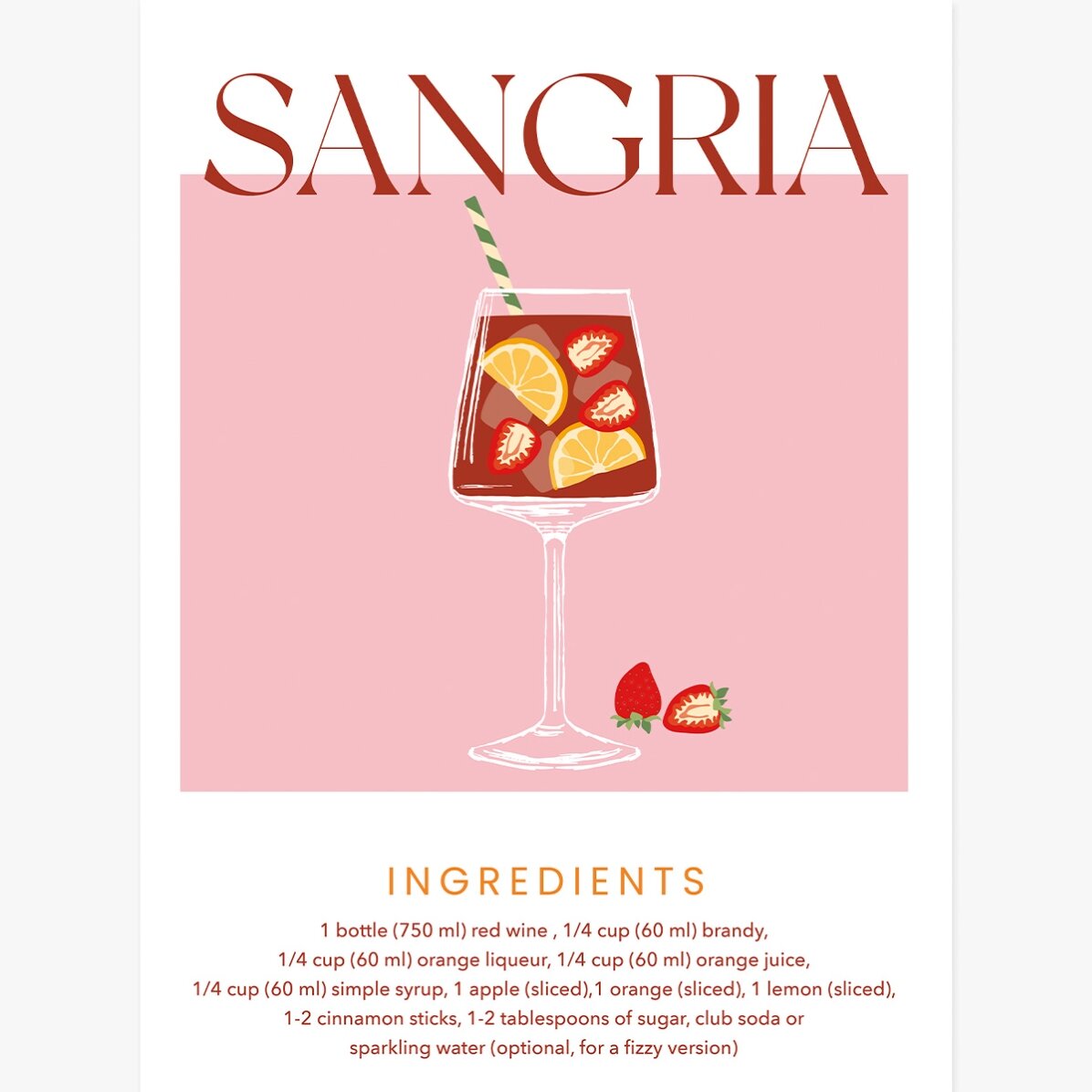 Plakat „Sangria”
