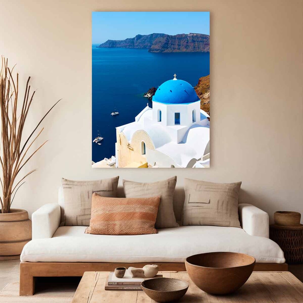 Plakat z Santorini