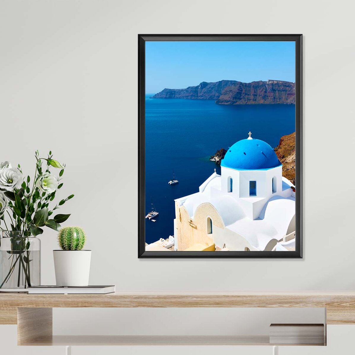 Plakat z Santorini