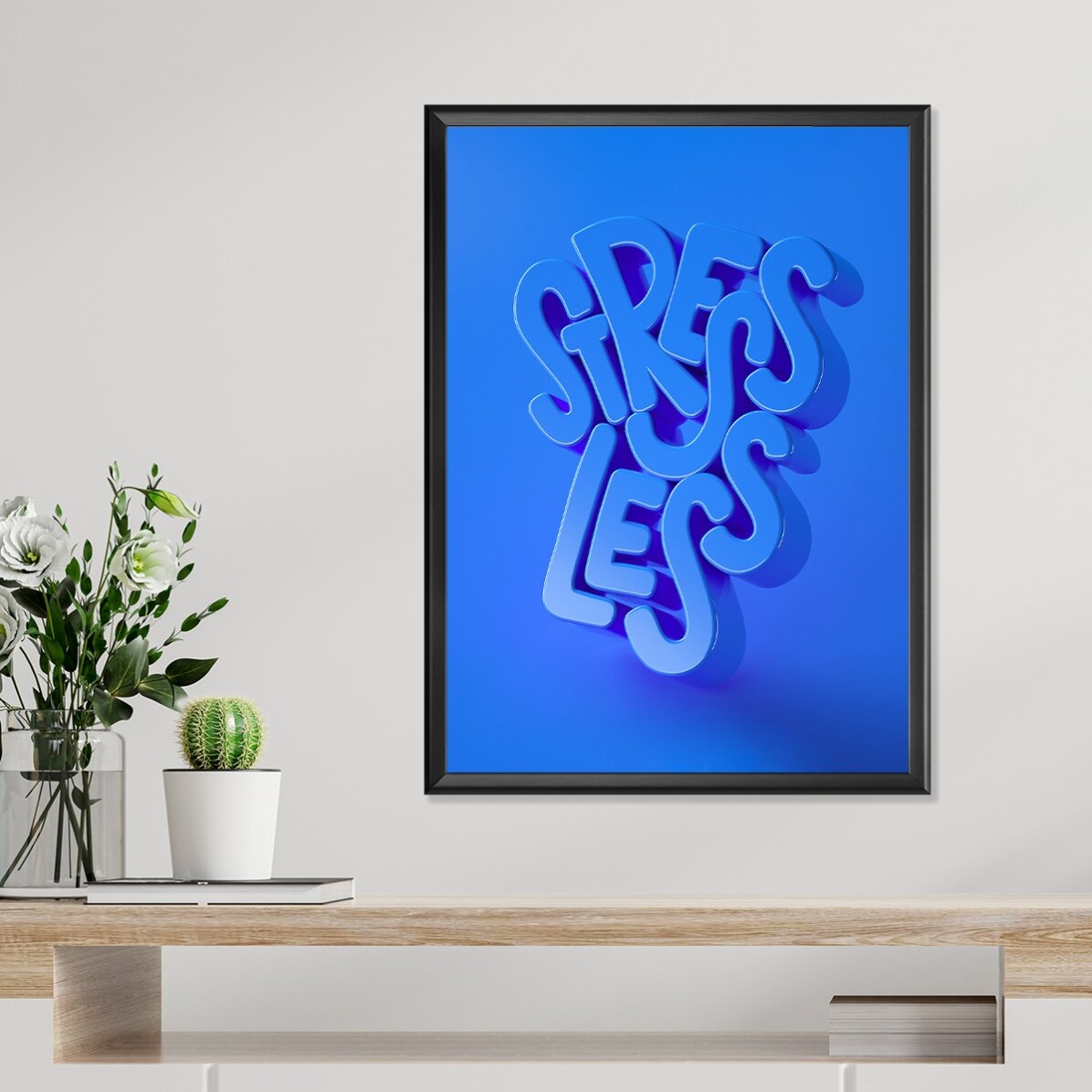 Plakat „Stress Less”