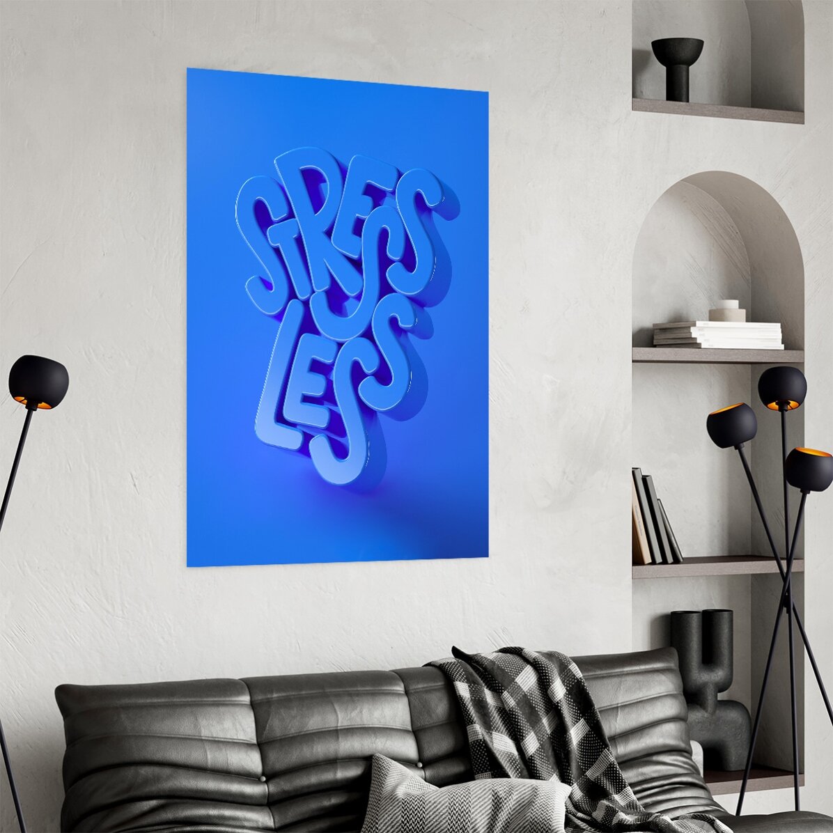 Plakat „Stress Less”