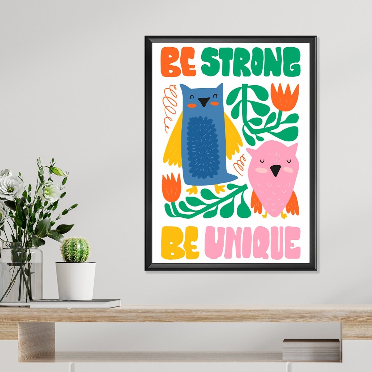Plakat „Strong & unique”