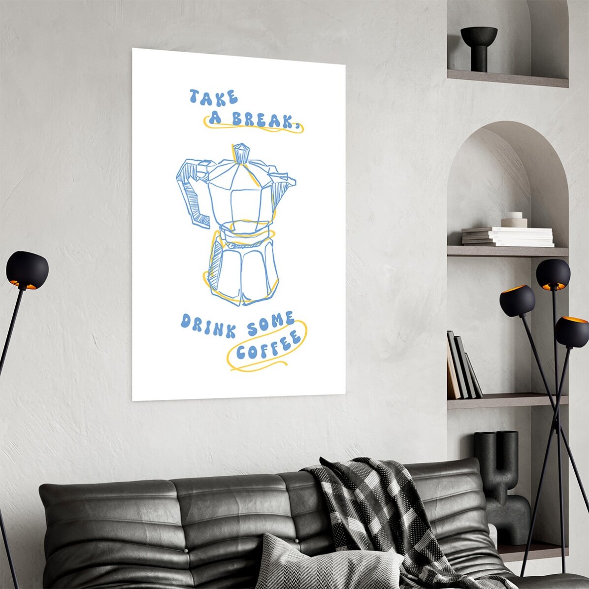 Plakat „Zrób sobie przerwę, napij się kawy”