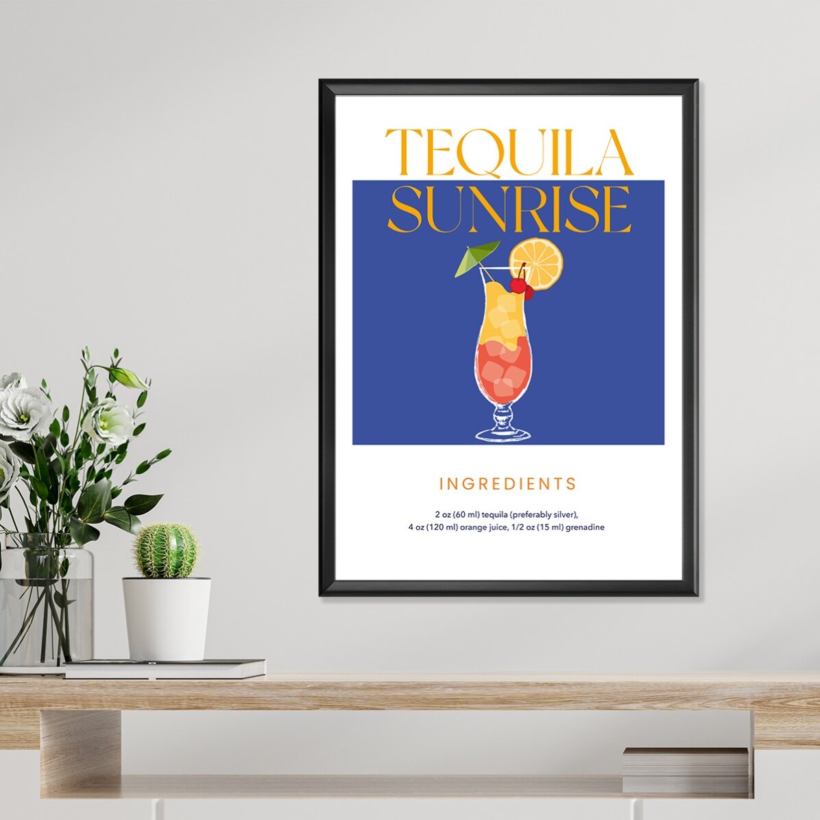 Tequila Sunrise Poster