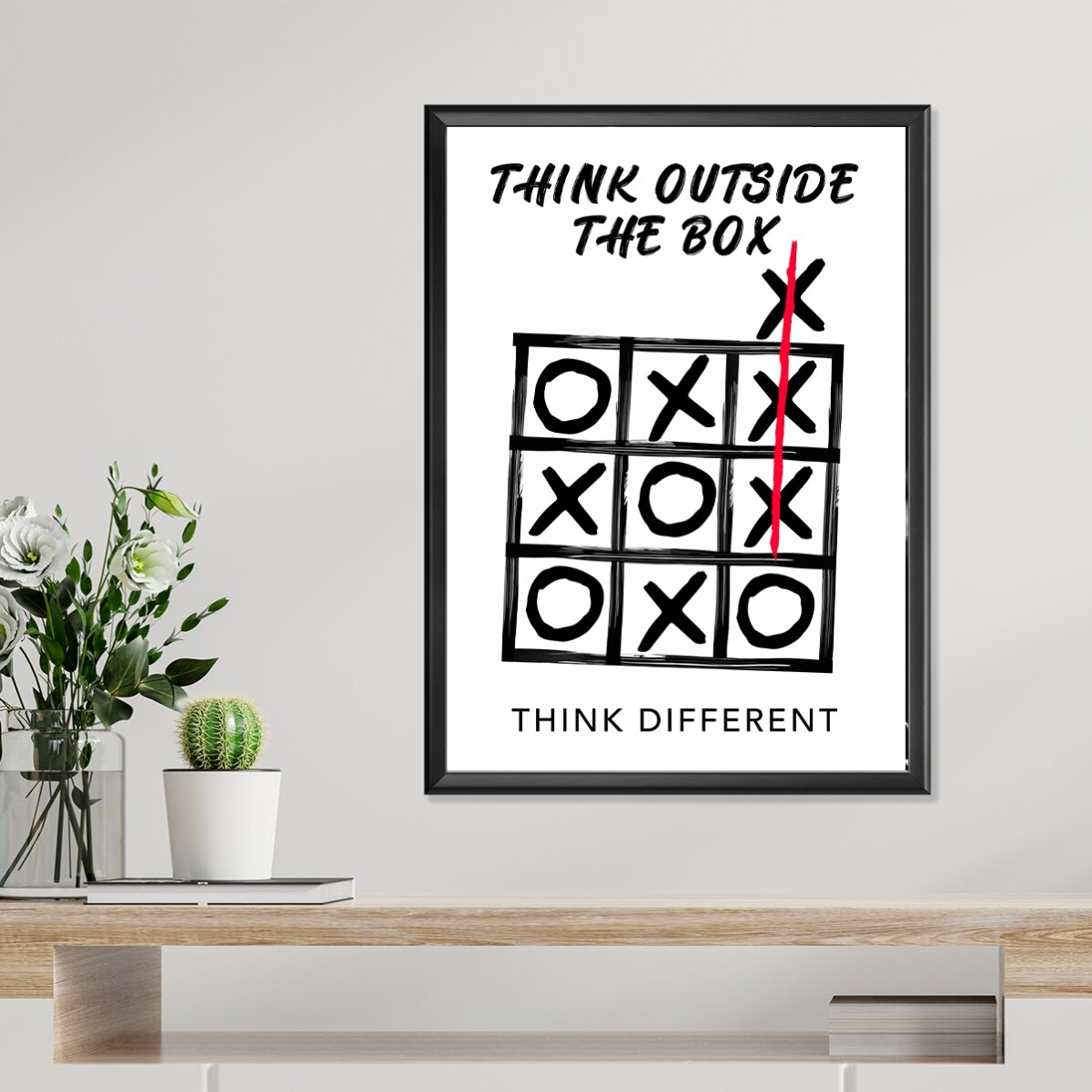 Think outside the box poster