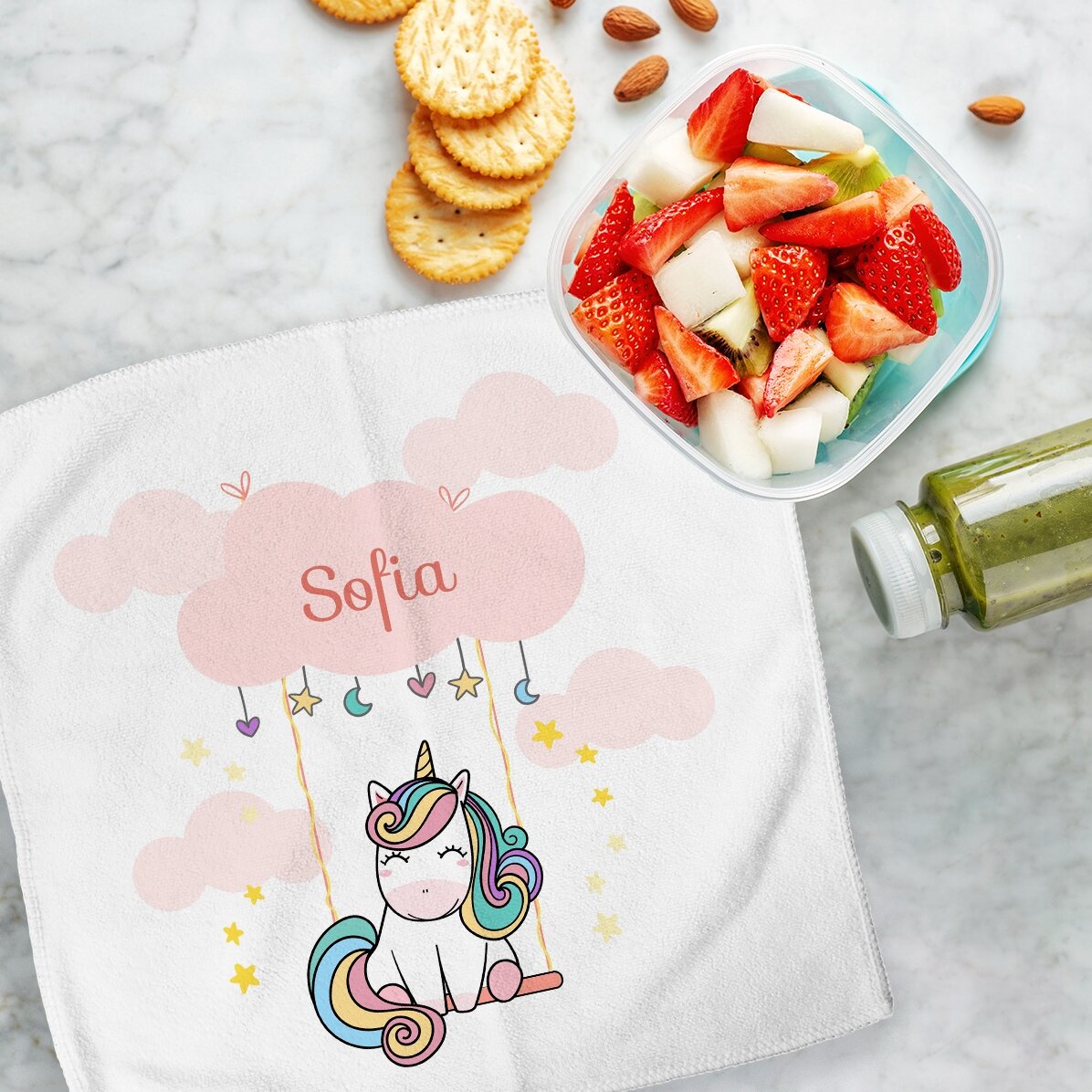 Ręcznik z nadrukiem dla dzieci – Cute Unicorn