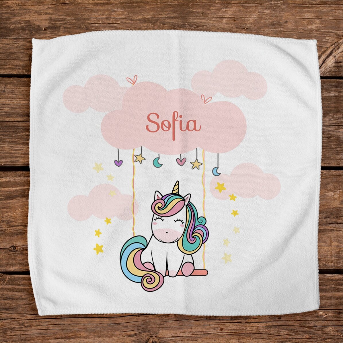 Ręcznik z nadrukiem dla dzieci – Cute Unicorn