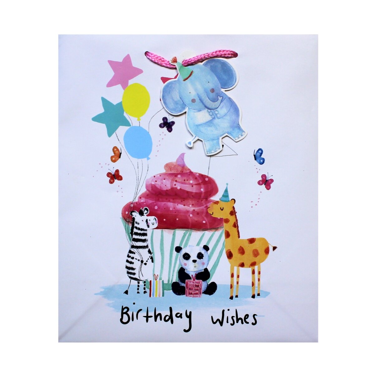 Torba prezentowa – wzór „Birthday wishes”