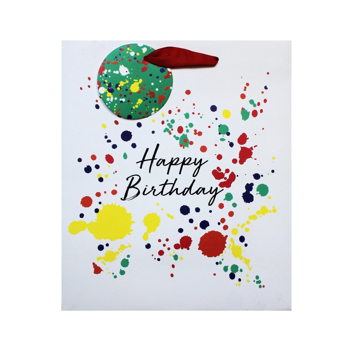 Torba prezentowa – wzór „Happy Birthday splash”